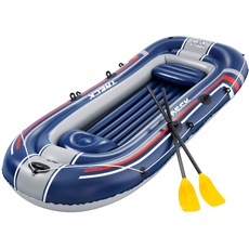 Bestway Hydro-Force Schlauchboot-Set für 3 Erwachsene + Kind Treck X3 307 x 126 x 39 cm
