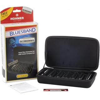 Hohner Starter Set Blues Harmonika 7x im Etui