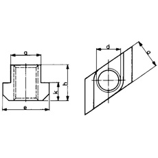 Bild von Nutenstein RHOMBUS DIN510M8x10mm AMF