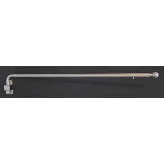 INDEKO Schwenkstange 1-läufig Ø 12 mm 100 cm Silber