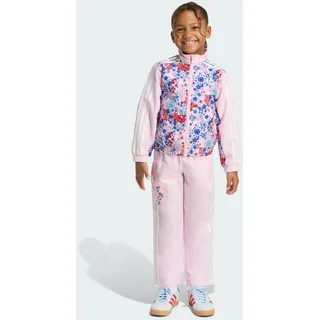 adidas Trainingsanzug ADIDAS ORIGINALS "WOVEN TS", Kinder, Gr. 110, clear pink, Obermaterial: 100% Polyester, Sportanzüge Trainingsanzug, adidas Originals x Liberty London Collaboration