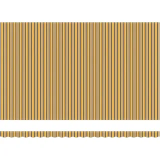 vidaXL Einziehbare Markise Gelb und Grau 500 x 300 cm - Gelb