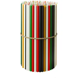 BlueBee Ritual Kerzen Bienenwachs, Orthodoxe Kerzen für Gebet Tischdeko, Hochzeit, Weihnachten, Halloween - Ungiftig, Ruß - Tropffrei, Nachhaltige Produkte, Höhe: 18cm, 50 Stck.