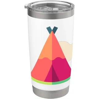 Wirklich wie Tipi Tipi Tipi Doppelwandiger Edelstahl-Thermobecher