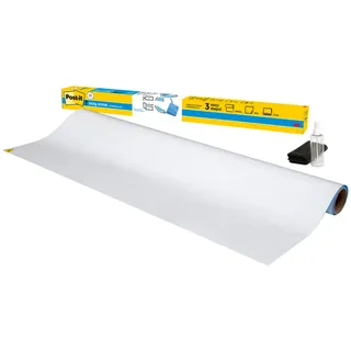 Post-it Easy Erase Whiteboard-Oberfläche, Weiß, 121.9 cm x 242 cm, 1 Rolle/Packung