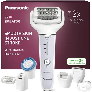 Panasonic Epilierer ES-EY90 Nass/Trocken 60 Pinzetten weiß