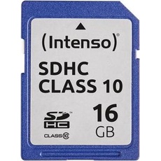 Intenso MEMORY SDHC 16GB C10/3411470 (SDHC, 16 GB), Speicherkarte