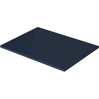 Nicole Badezimmer-Arbeitsplatte 60 cm – Strapazierfähige MDF-Waschtischplatte | Farbe: Marineblau | Größe: 60x1,8x45,5