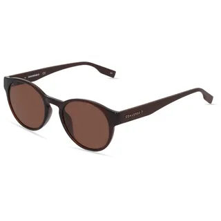 Converse CV509S Malden Unisex-Sonnenbrille Vollrand Rund Kunststoff-Gestell, braun