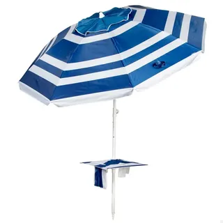 Aktive Faltbarer Sonnenschirm Mit Uv50 210 Cm - Navy / White - One Size