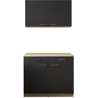 Respekta Buffet Merle 100 x 60 x 200 cm Schwarz