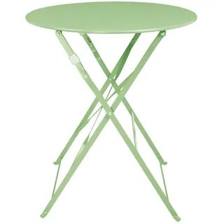 Bolero Klapptisch Ø 60 x 71 cm Beige/Grün