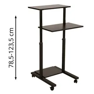 update displays Stehpult höhenverstellbar schwarz