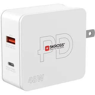SKROSS Multipower Combo+, US 48 W, 1x USB-A, 1x USB-C® Innenbereich
