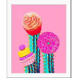 queence Bild »Selina« Essen   Kunst   Lebensmittel   Pflanzen   Pflanzenbilder   Süßigkeiten   Süßspeisen HD Premium Poster-Druck inkl. Holzrahmen, bunt