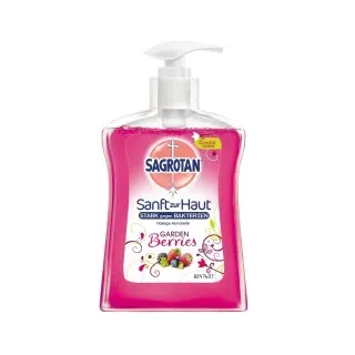 Sagrotan Handseife Brombeere & Waldfrüchte Flüssigseife – 3 x 250 ml