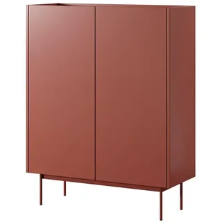 masseno Highboard 97 x 122 x 37 cm Rot