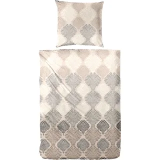 Primera Edelflanell-Bettwäsche Marakesh orientalisch Braun 135 x 200 cm + 80 x 80 cm