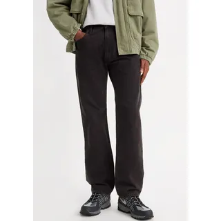 Levi's 5-Pocket-Jeans "555 RELAXED STRAIGHT", Herren, Gr. 31, Länge 30, schwarz (schwarz 0002), Denim/Jeans, Obermaterial: 100% Baumwolle, relaxed fit, Jeans 5-Pocket-Jeans