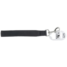CHAPUIS SELLERIE Kurzführer Gurt mit Griff Komfort aus Nylon für Hunde schwarz Breite 25 mm Länge 30 cm