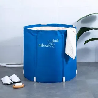Mobiler Badkuip 70 x 65 cm - Blauw