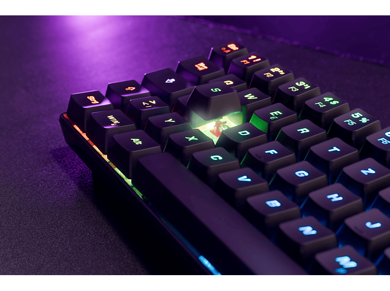 Bild von IGK-5000-BK Mini Size, Gaming Tastatur , Mechanisch, Sonstiges, kabelgebunden, Schwarz