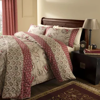 Catherine Lansfield Kashmir Bettbezug 140 x 220 + 60 x 70 cm