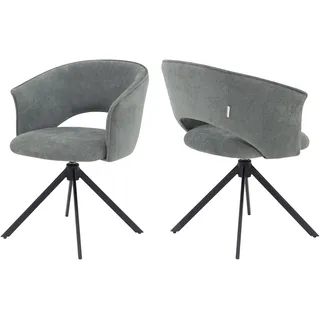 Tom Tailor Armlehnstuhl CURVY ARMCHAIR Stoff schwarz 2er Set
