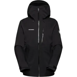 Mammut Alto Guide HS Hooded Jacket Women | Hardshelljacke, Outdoor Jacke für Damen, Funktionsjacke, Winddicht, Wasserdicht & Atmungsaktiv, 20.000 mm Wassersäule | Schwarz, M