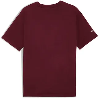 Puma Bmw Mms Ess+ Logo Kurzarm-t-shirt - Ruby Shimmer - S