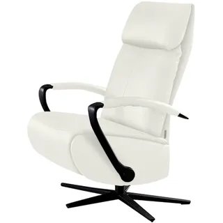 W.SCHILLIG Relaxsessel »rumbaa« wahlweise mit Doppelmotor, in Größen S, M & L, mit 5-Sternfuß, weiß
