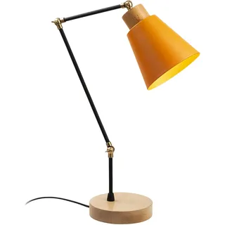 Opviq, Manavgat - N-595, Tischleuchten, Orange, Metall, 14 x 14 x 52 cm - Orange
