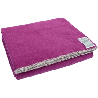 Zoeppritz since 1828 Smoothy Fleece-Decke – Flauschige Kuscheldecke aus Polarfleece - vegan – 140x190cm – 330 Fuchsia