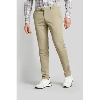 Stoffhose BUGATTI "Modern Fit", Herren, Gr. 33, Länge 32, beige, 89% Baumwolle, 7% Elastomultiester, 4% Elasthan, normal, Hosen Stoffhose, Basic Essential