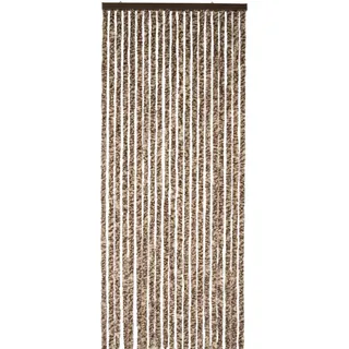 WERKA PRO Schlaufenvorhang braun und beige 120 x 220 cm