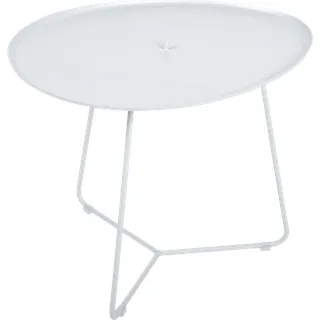 Fermob COCOTTE niedriger Tisch mit abnehmbarer Platte aus Aluminium 55x44,5 cm
