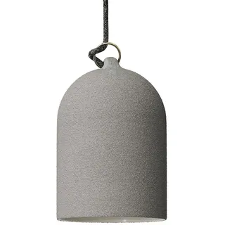 Creative Cables Mini Lampenschirm. Xs Keramik Lampenschirm Für Aufhängung - Cement Effect / White - One Size