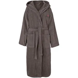 KangaROOS Unisex-Bademantel »Cassidy, für Damen & Herren, Standardlänge & Überlänge« 1 Stk. mit Taschen, Männer und Frauen, Baumwolle, Reise, Hotel, Sauna, S-3XL, grau