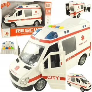 Rettungswagen Krankenwagen mit Türen zum Öffnen 1:16 – Modell WY590A