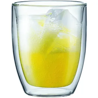 Bodum 10605-10 Bistro Jumbotasse, doppelwandig, ohne Griff, 2-er Set, 0,45 L