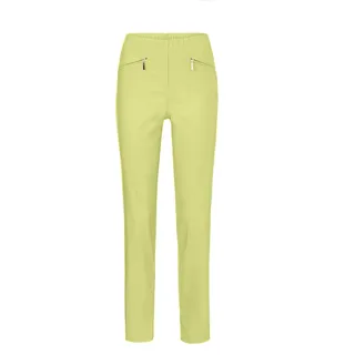 GOLDNER 2-in-1-Hose »Kurzgröße Schlupfhose LOUISA mit Steppnähten«, grün