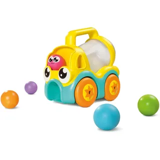 Tomy Toomies Pic & Pop Laster | Spielzeuglaster mit Sich drehender Trommel und kullernden Kugeln | Lustiges Ursache-Wirkung-Spielzeug | Spielzeug für Kleinkinder ab 18 Monaten