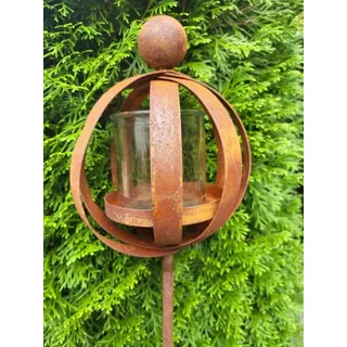 Edelrost Gartenstecker Arco, inkl. Glas