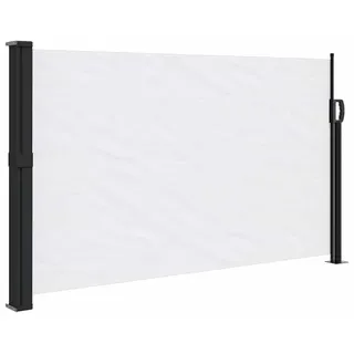 vidaXL Seitenmarkise Ausziehbar Weiß 120x600 cm - Weiß