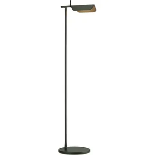 Flos Tab Floor Stehlampe mit direkter Beleuchtung, Lampe im Design von E. Barber un J. Osgerby, LED-Lampe für Innenbereiche mit schwenkbarem Kopf, 100-240/24 V, 9 W, 240 x 49 x 1100 mm, Dunkelgrün