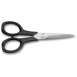Victorinox Haushaltsschere "Italy", Bastelschere, Papierschere, Scharfe Klinge, 13 cm, Robuster Kunststoffgriff, Rostfreier Stahl, schwarz