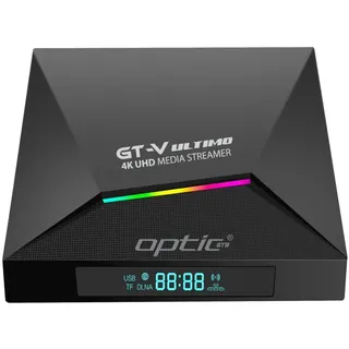 Optic GT-V Ultimo 4K UHD Android 11.0 IP-Receiver Dual-WiFi, Bluetooth, MicroSD