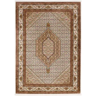 Novel Orientteppich , Creme , Textil , geometrisch , quadratisch , 200x200 cm , Oeko-Tex® Standard 100 , für Fußbodenheizung geeignet, pflegeleicht , Teppiche und Böden, Teppiche, Orientteppiche