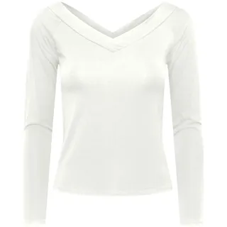 PIECES Pcmaliva Ls Off Shoulder V-Neck Top Noos