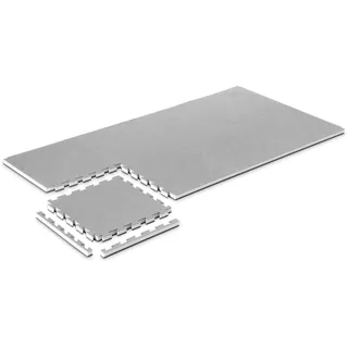ProGame Kit 8 Stück Tatami Matte 3,5 cm GYM-HOME Schwarz/Grau 50x50 cm Tatami Puzzle Tatamimatte